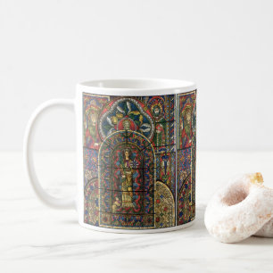 Mug Fenêtre en verre de l'église, architecture Vintage
