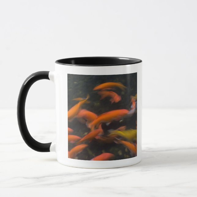 Mug Feng Shui croient que des poissons de koi portent (Gauche)