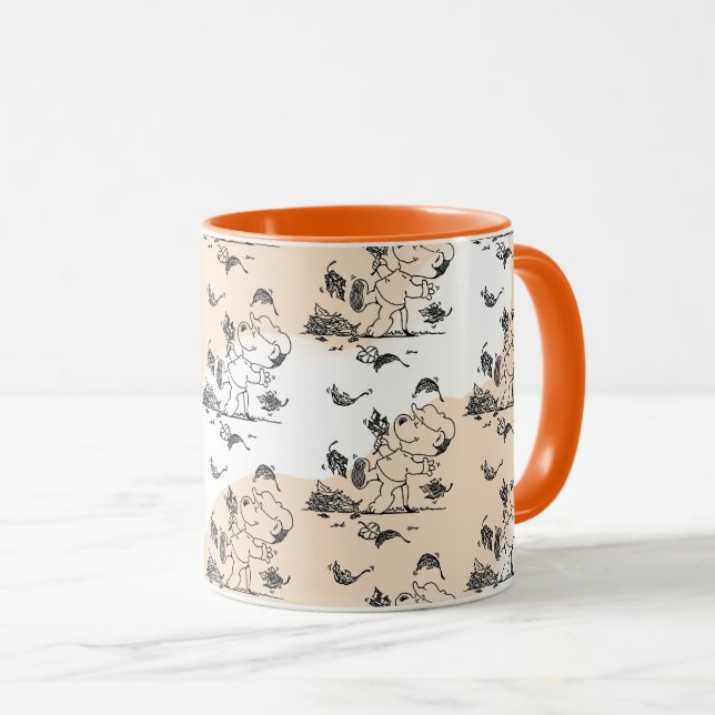Mug Ferald Parmi Les Feuilles D'Automne (Devant droit)
