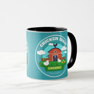 Mug Ferme de poulet à deux tons