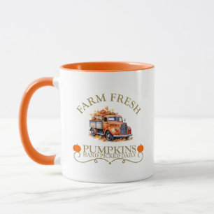 Mug Ferme d'eau douce citrouilles feuilles automne aut