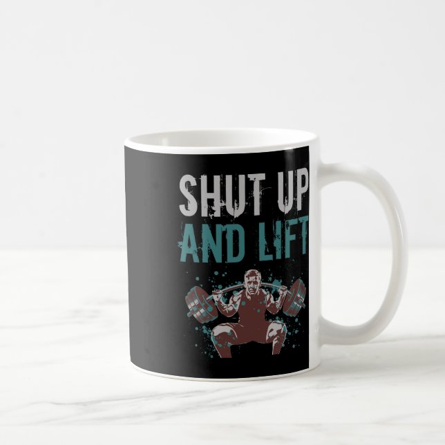 Mug Fermer Et Ascenseur Motivationnel Citation Fitness (Droite)
