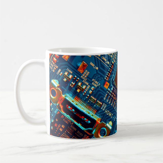 Mug Fermeture de la carte de circuits électroniques. é (Gauche)