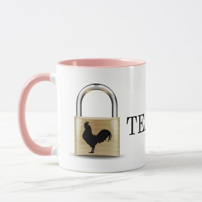 Mug Fermez à clef taquinent (Gauche)