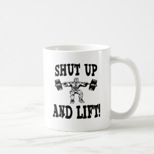 Mug Fermez et soulevez l'haltérophilie