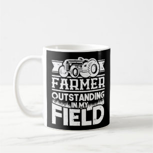 Mug Fermier Excepté Dans Mon Tracteur De Terrain