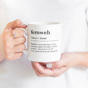 Mug Fernweh, définition dictionnaire de mots allemands