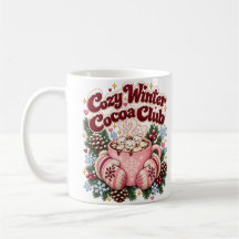 Mug Festif de la Fête de Club de Cacao Cosy d'Hive