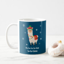 Festif drôle Llama Pun Noël