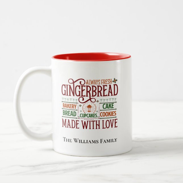 Mug festif personnalisé (Gauche)