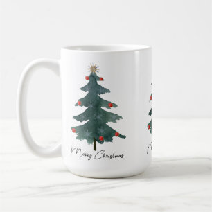Mug Festif vert sapin de Noël Joyeux Noël