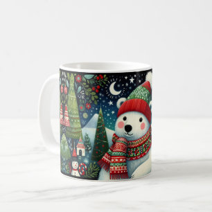 Mug Festive Art populaire Noël