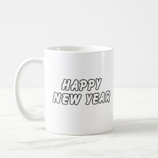 Mug Festive et simple Nouvel An 2025 Design
