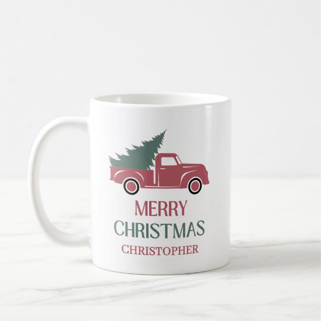 Mug Festive Merry Christmas  (Gauche)