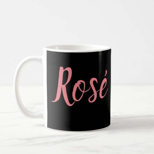 Mug Fête au vin rosé Rose toute la journée (Gauche)