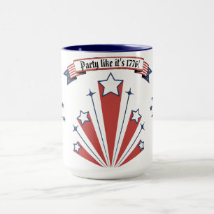 Mug "Fête comme en 1776 !" Café/Thé