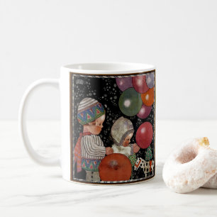 Mug Fête d'anniversaire, ballons et jouets pour enfant