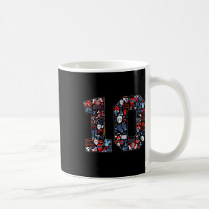 Mug Fête d'anniversaire de 10 ans sur le thème de hock