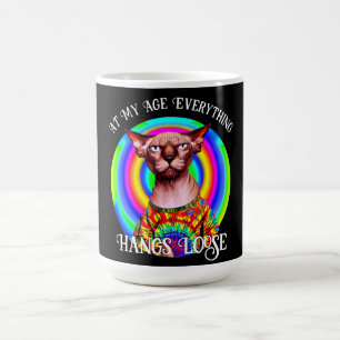 Mug Fête d'anniversaire Sphynx Chat Sur la Colline