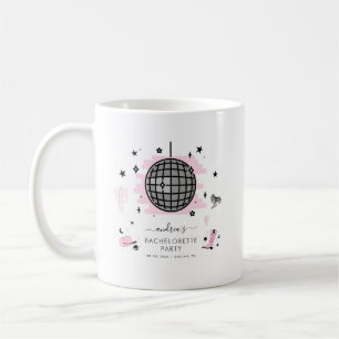 Mug Fête de Bachelorette Disco Rétro Espace Cowgirl Ro