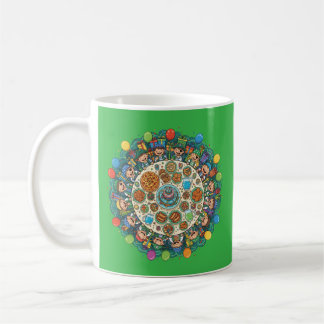 Mug Fête de costume de pirate vert pour enfants