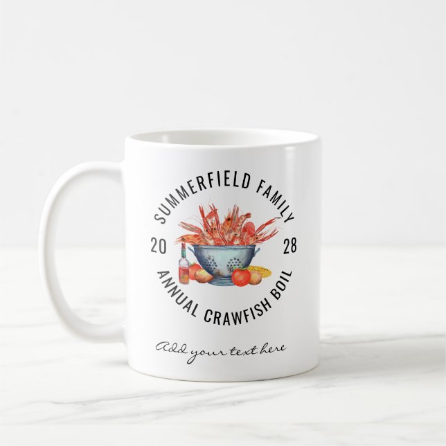 Mug Fête de famille personnalisée pour ébullition de f (Gauche)