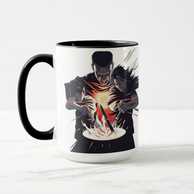 Mug Fête de la Bataille : Montée des guerriers culinai (Gauche)