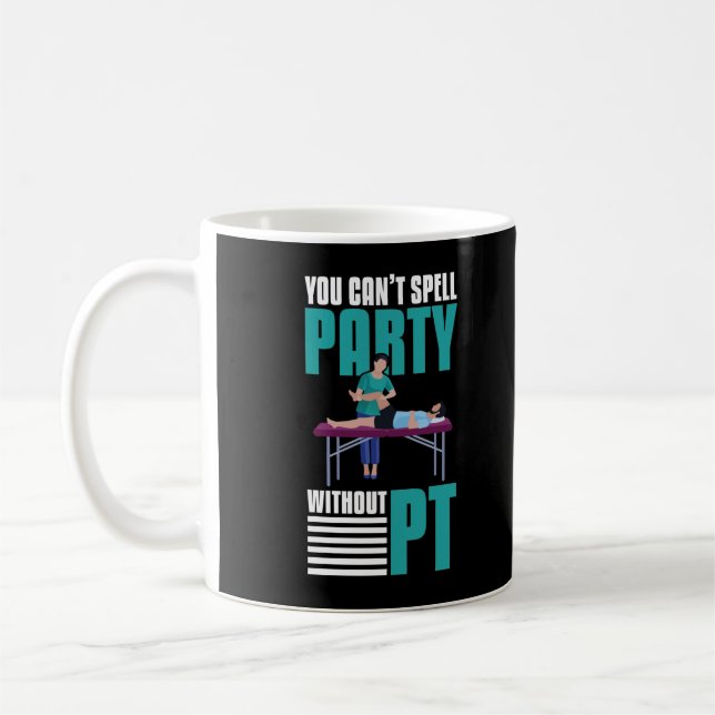 Mug Fête de la Thérapie Physique Drôle Plaisanter Prof (Gauche)