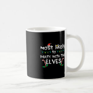 Mug Fête de Noël avec Elve Xmas Match de famille