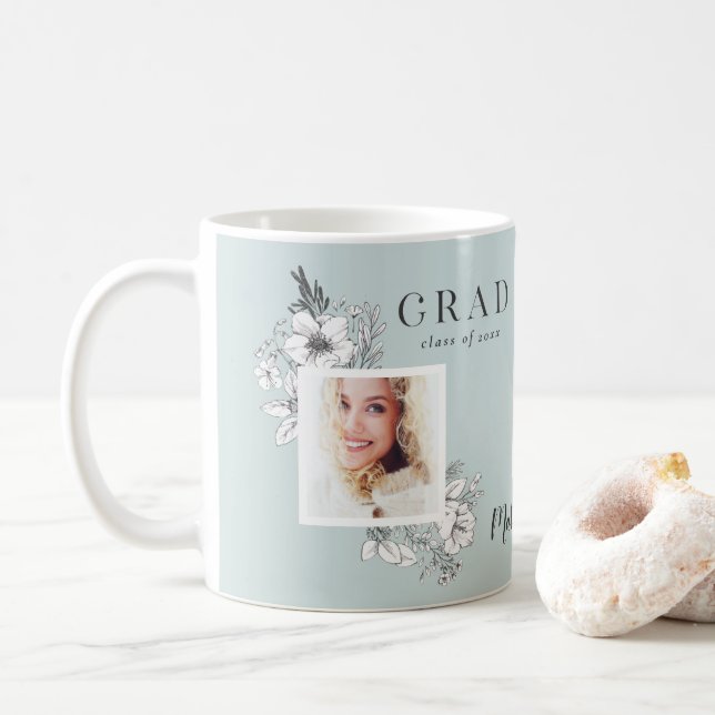 Mug Fête de remise de diplômes élégante et multiphoto (Avec donut)