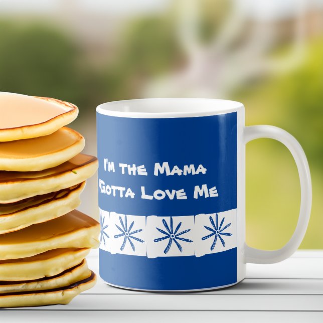 Mug Fête des Mères Bleues de la Marine (Créateur téléchargé)