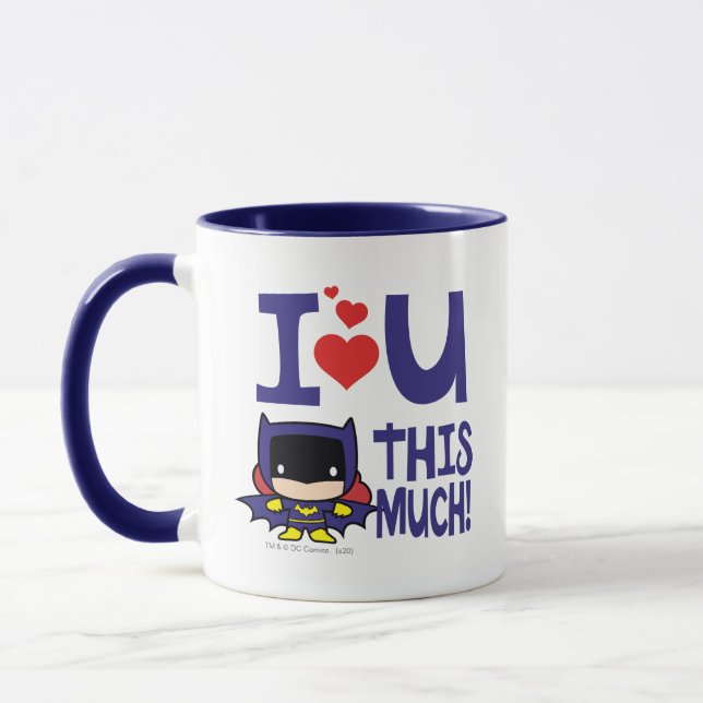 Mug Fête des mères de batgirl | Je T'Aime Tant ! (Gauche)