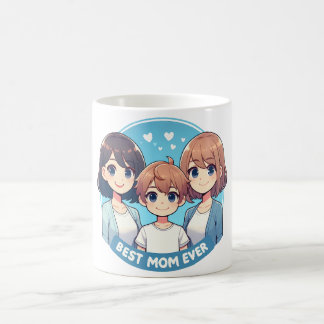 Mug Fête des mères - Deux mères et leur fils