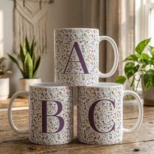Mug Fête des Mères Initiale de demoiselle d'honneur