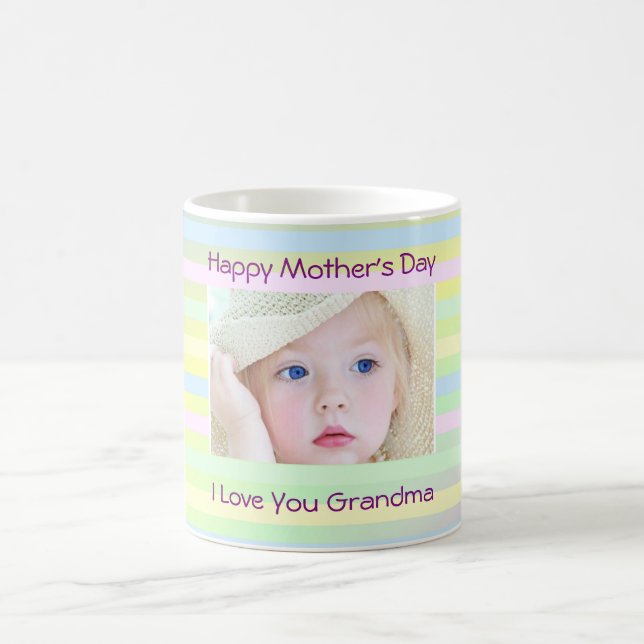 Mug Fête des mères "Je t'aime grand-mère" Photo person (Centre)