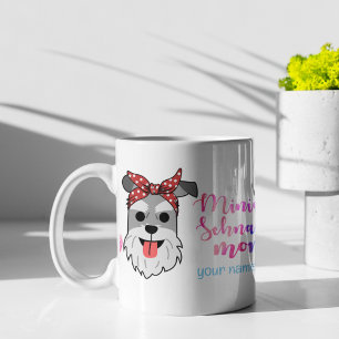 Mug Fête des Mères Miniature Schnauzer Chien de Compag