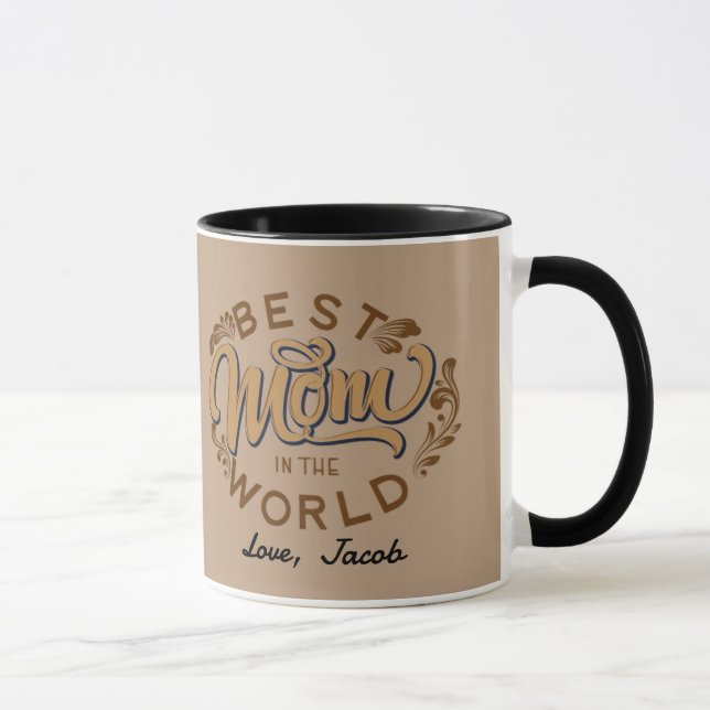 Mug Fête des mères personnalisées / Meilleure MME jama (Droite)