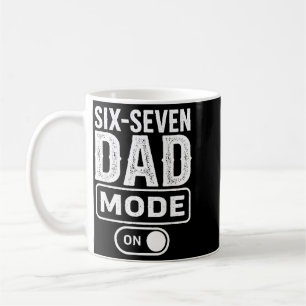 Mug Fête des Pères 6 7 Mème Drôle Papa Sarcastique Six