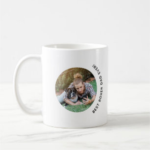 Mug Fête des pères Boxe Photo personnalisée de papa