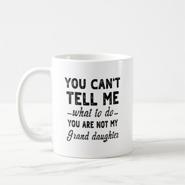Mug Fête des pères cadeau pour grand-père de petite fi (Gauche)