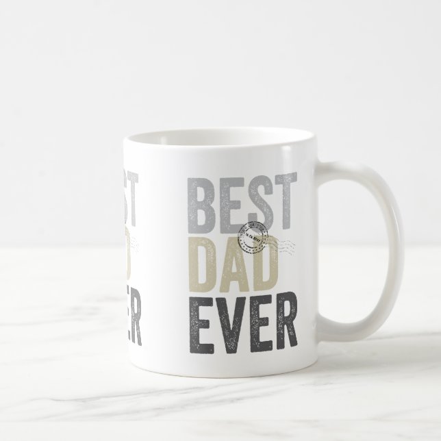 Mug Fête des pères Certifiée Best Papa Ever | Annivers (Droite)