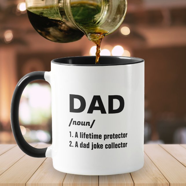Mug Fête des pères de définition de papa amusant (Funny Dad Definition Father's Day 
)