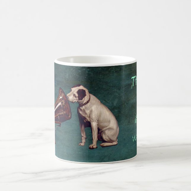 Mug Fête des pères de la voix de son maître (Centre)