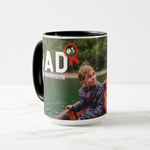 Mug Fête des pères de nom personnalisée moderne #1 Pap