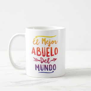 Mug Fête des pères d'EL Mejor Abuelo Del Mundo Grand