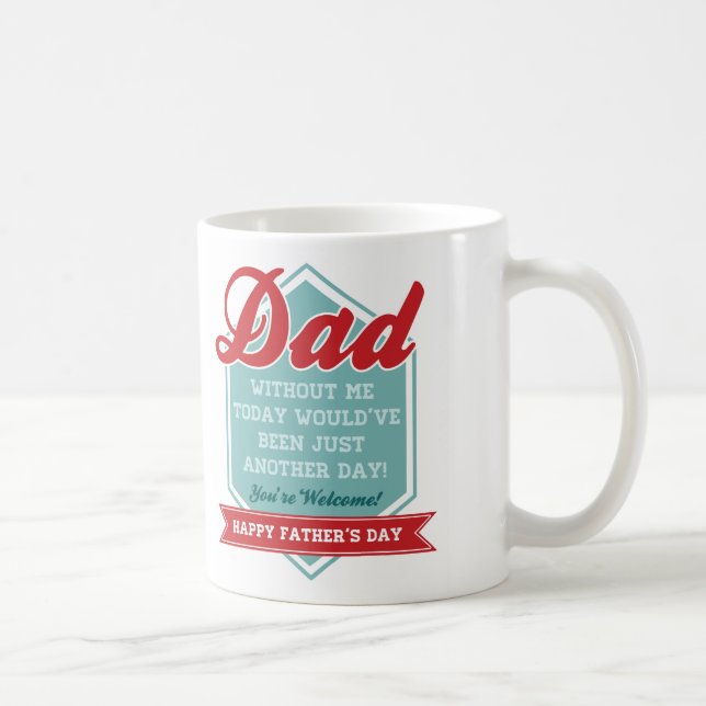 Mug Fête des pères drôle (Droite)