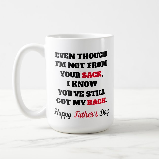 Mug Fête des pères drôle (Gauche)