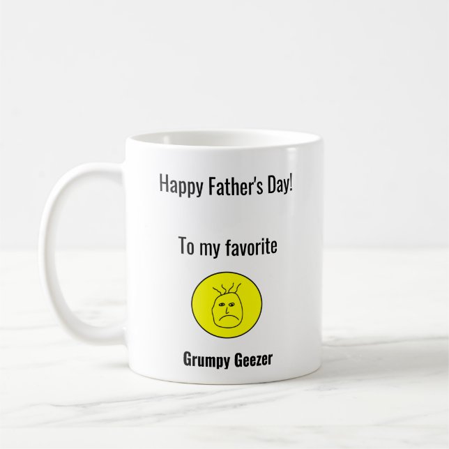Mug Fête des Pères Grumpy Geezer (Gauche)