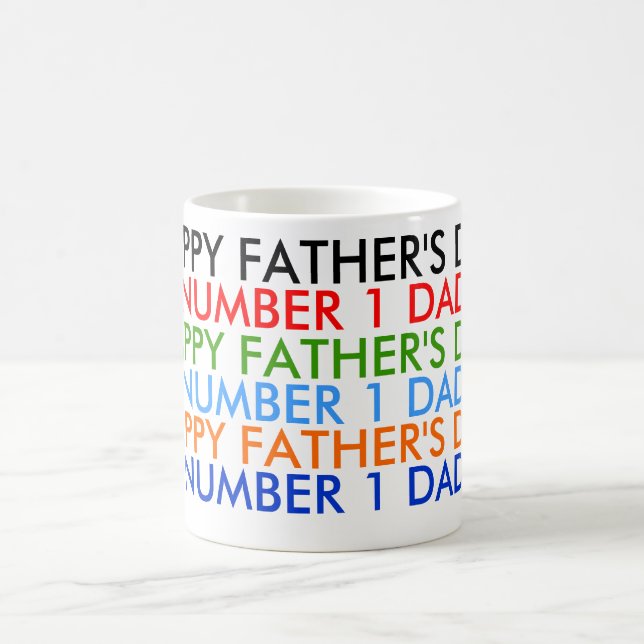 Mug Fête des pères heureuse "tasse " (Centre)