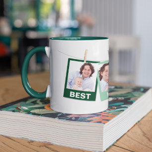 Mug Fête des Pères Meilleur Papa Ever 3 Collage Phot